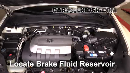 2010 Acura ZDX 3.7L V6 Brake Fluid Add Fluid